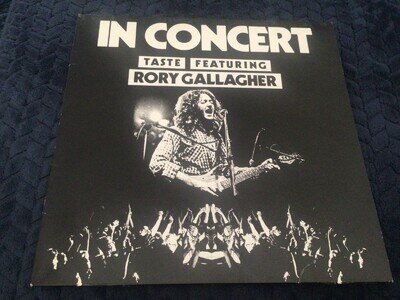 Taste Featuring Rory Gallagher In Concert vinyl LP record.