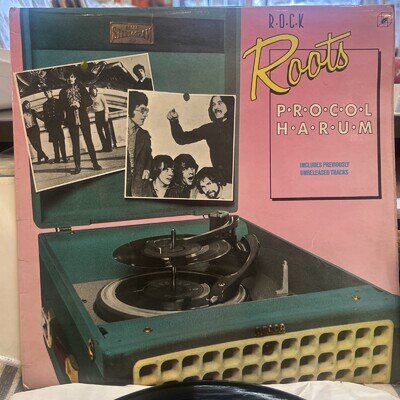 Rock Roots - Procol Harum - 12" Vinyl Record LP 1976 Decca Cube Records