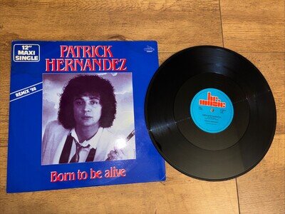 Patrick Hernandez, Born To Be Alive, Remix ‘88. Maxi Single vinyl. BR 1288167.