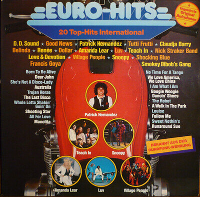 Patrick Hernandez Euro-Hits CNR Vinyl LP 1979 33 RPM EX