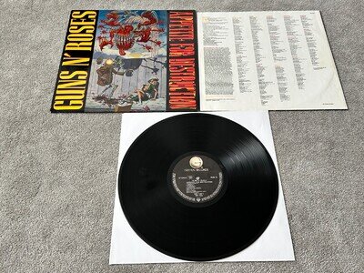 GUNS N' ROSES - APPETITE FOR DESTRUCTION - BANNED SLEEVE - ULTRASONIC CLEANED!!