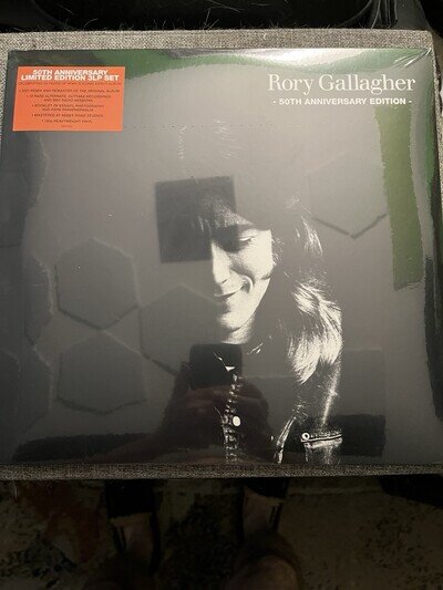 Rory Gallagher – S/T Rory Gallagher (50th Anniversary Ed) 3-LP NEW SEALED VINYL!