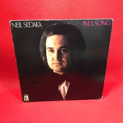 NEIL SEDAKA I'm A Song 1979 US vinyl LP That's When The Music Takes Me Solitaire