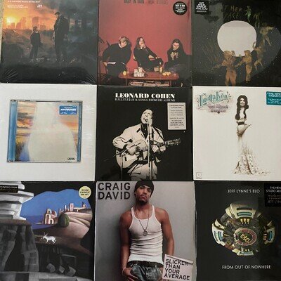 Brand New Vinyl LP Albums Records - Buy 3 Get 2 Free - Build A Collection