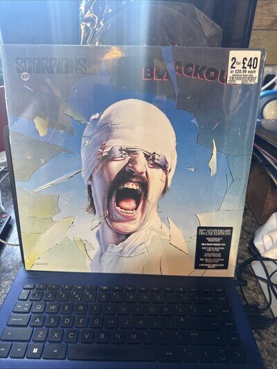 SCORPIONS - BLACKOUT (50TH ANNIVERSARY DELUXE EDITION) VINYL LP + CD NEW