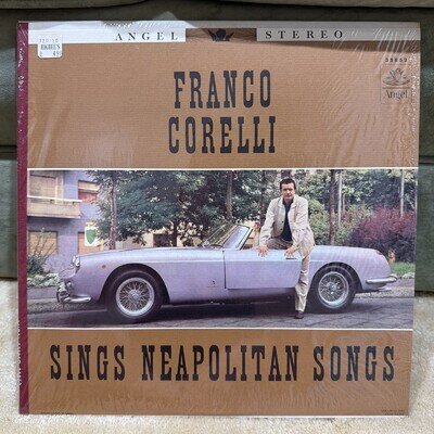 Franco Corelli Sings Neapolitan Songs, on the Angel Records label Vinyl NMT