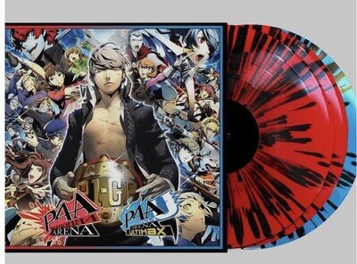 Persona 4 Arena & Persona 4 Arena Ultimax 3XLP Colored Vinyl