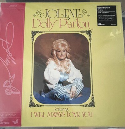 DOLLY PARTON Jolene VMP Vinyl Me Please LP 180 gram Blue & Purple LP NEW Sealed