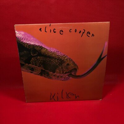 ALICE COOPER Killer 1981 UK vinyl LP + INNER Under My Wheels Dead Babies Yeah
