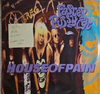 Faster Pussycat / House Of Pain Vinyl Record VG/VG EKR112 1990