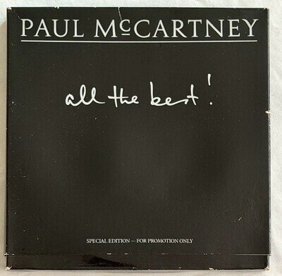 PAUL McCARTNEY -All The Best- Ultra Rare 9 X 7” UK Promo Box Set for Double LP