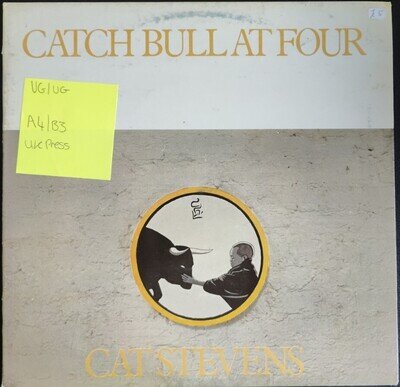 Cat Stevens Catch Bull At Four Vinyl Record VG/VG ILPS9206 1972