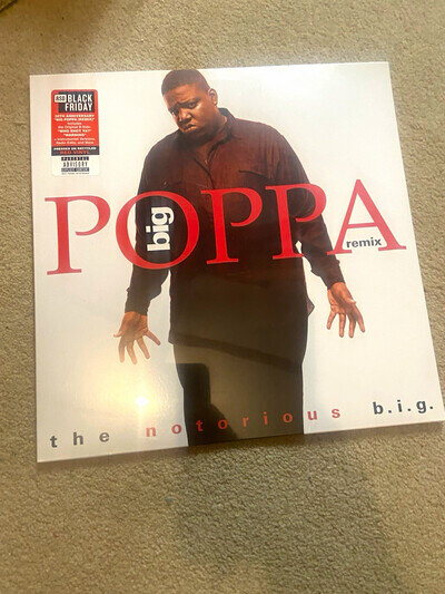 The Notorious B.I.G. Big Poppa Remix Red Coloured 12" Vinyl factory sealed