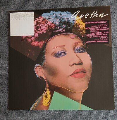 Aretha Franklin 'Aretha' Vinyl LP 12" album record 208 020 1986 UK self titled