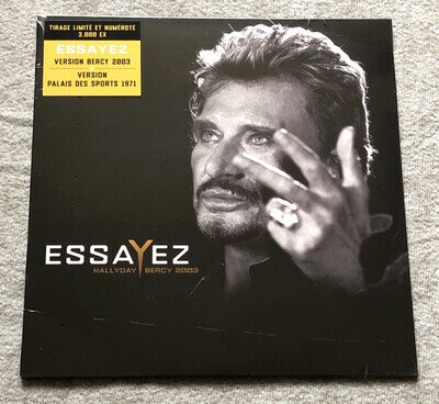 Hallyday - Essayez Bercy 2003 10" Vinyl 45 RPM Limited Edition Numbered Sealed