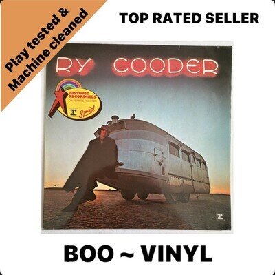 Ry Cooder Ry Cooder Reissue Strawberry LP Album Vinyl Record K 44093 - EX/VG+