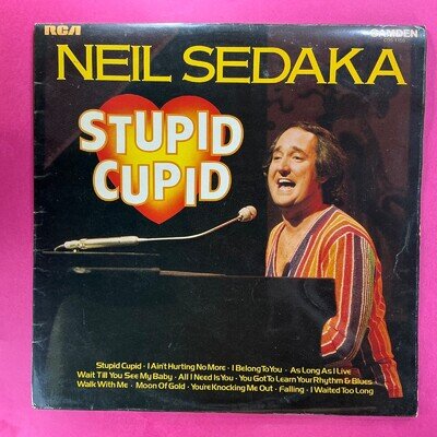 Neil Sedaka, Stupid Cupid, 12” Vinyl LP Record