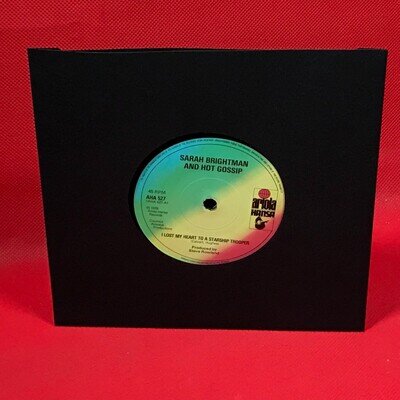 SARAH BRIGHTMAN HOT GOSSIP I Lost My Heart To A Starship Trooper 7" vinyl single