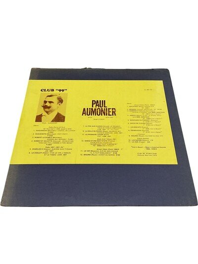 Paul Aumonier Club 99 Vintage 10" Vinyl Record LP