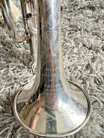 Antique "Superior" Bb Cornet by M. Bauer & Co. Paris – H.N. White Co. Sole Agent