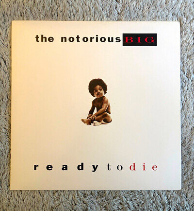 The Notorious B.I.G. Ready to Die 12" LP Black Vinyl 33RPM Reissue 1994