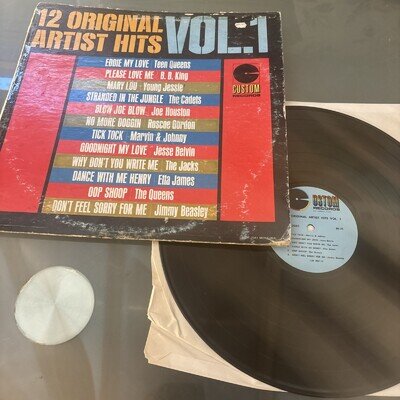 12 ORIGINAL ARTIST VOL. 1 VINYL LP B.B. KING / TEEN QUEENS / JOE HOUSTON EX/G
