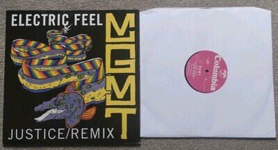 MGMT Electric Feel 12" Justice Remix - Extremely Rare