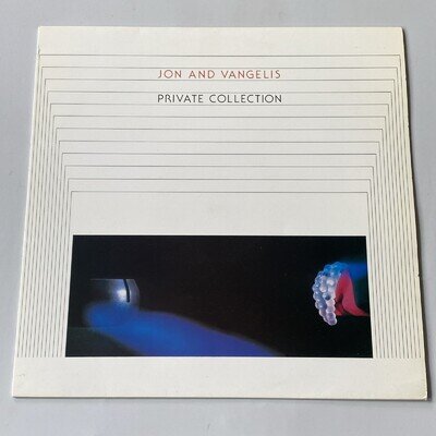 JON AND VANGELIS - PRIVATE COLLECTION/ VANGELIS - CHARIOTS OF FIRE VINYL RECORDS