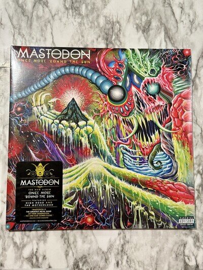 Mastodon Once More 'Round The Sun 2 LP 2014 W/Hype Sticker Gatefold SEALED!