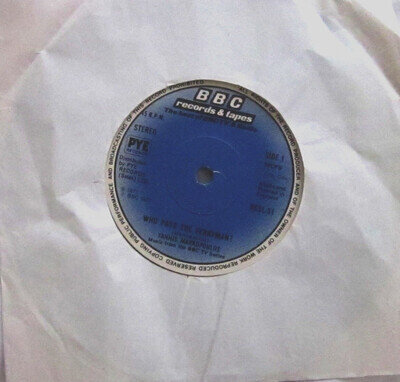 YANNIS MARKOPOULOS - WHO PAYS THE FERRYMAN 7" VINYL BBC Records Excellent!!