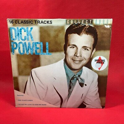 DICK POWELL 16 Classic Tracks 1982 UK vinyl LP The Girl On The Police Gazette