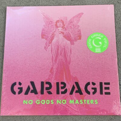 No Gods No Masters by Garbage Green Vinyl Record, 2021 New Sealed