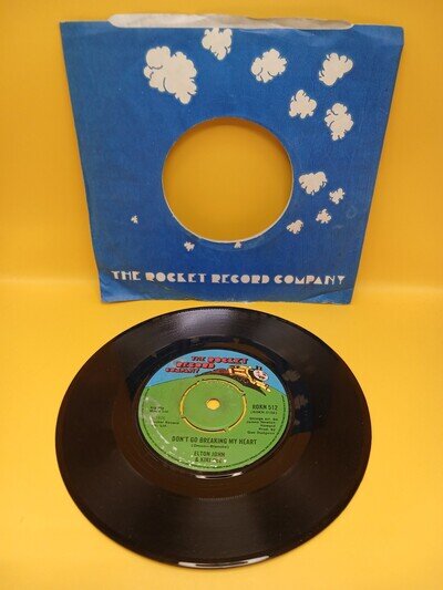 Elton John & Kiki Dee Don't Go Breaking My Heart 7" Vinyl Single Record 1976