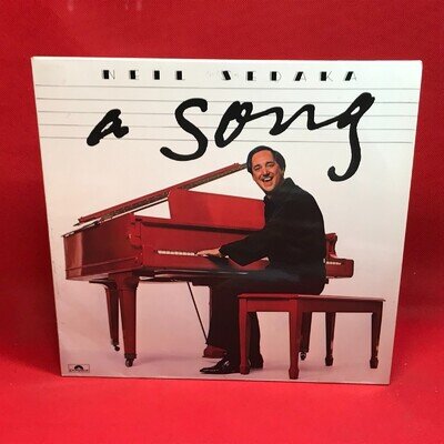 NEIL SEDAKA A Song 1977 UK vinyl LP + INNER George Martin Amarillo record