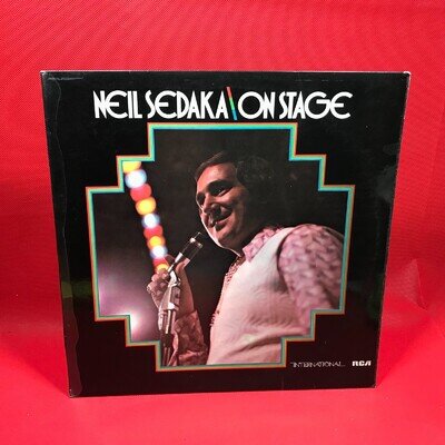 NEIL SEDAKA On Stage 1974 UK vinyl LP live South Sydney Junior Leagues Club ~
