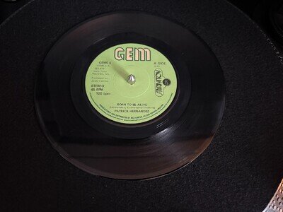 Patrick Hernandez Born To Be Alive UK 1979 GEM Records 7" Vinyl VG