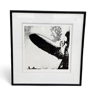 Led Zeppelin I Lithograph, Signed George Hardie