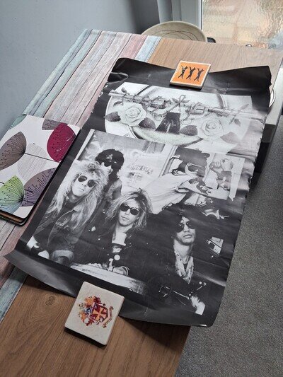 vintage 1980s Guns N' Roses Appetite for Destruction poster