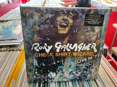 Rory Gallagher – Check Shirt Wizard (Live In '77) 3 x LP VINYL NEW SEALED