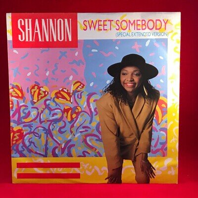 SHANNON Sweet Somebody 1984 UK 12" vinyl single dub Extended Version original