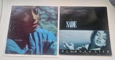 Sade Vinyl Record LP Albums Diamond Life & Promise EPC 26044 86318 Epic