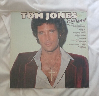 TOM JONES - ITS NOT UNUSUAL - 12" VINYL LP ALBUM RECORD