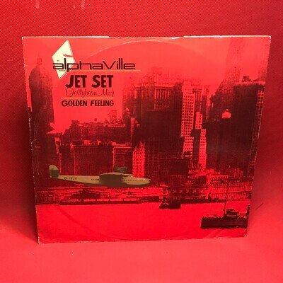 ALPHAVILLE Jet Set - 1985 UK 3-track 12" vinyl single X9126T extended record