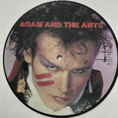 RARE COLLECTORS ITEM Adam and the Ants ‘Ant Rap’ 7” Picture Disc Vinyl Single