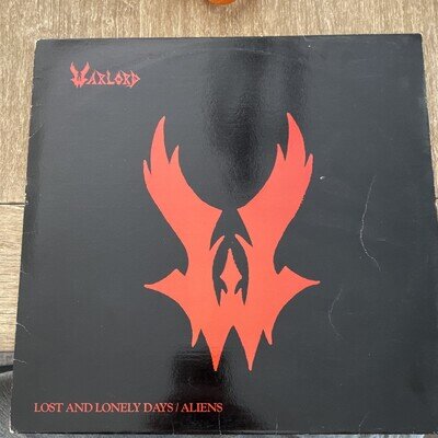 Warlord Lost And Lonely Days / Aliens 7" Single 1984 Metal Blade MBR 1027