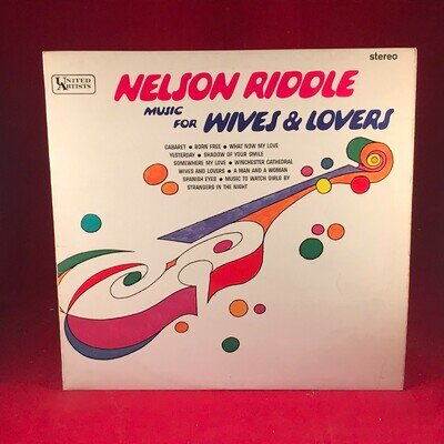 NELSON RIDDLE Music For Wives And Lovers 1967 UK vinyl LP United Artists record
