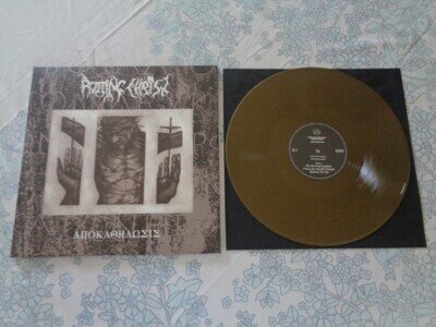 ROTTING CHRIST "Αποκαθήλωσις" LP GOLD 100X necromantia varathron