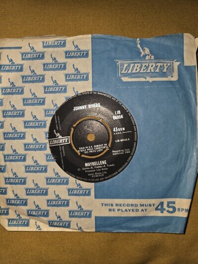Johnny Rivers Maybelline Walk Myself On Home USA 45 Record Imperial 1964