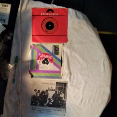 JOHNNY RIVERS 3 X 7 INCH VINYL SINGLES 1970s POLYDOR/ATLANTIC/UNITED ALL LISTED