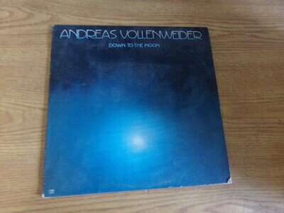 LP RECORD ALBUM ANDREAS VOLLENWEIDER DOWN TO THE MOON